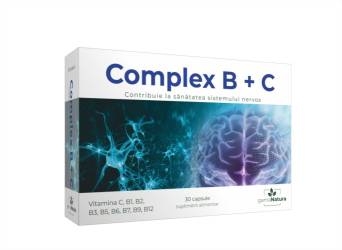 Complex B+C , 30 capsule, Gama Natura