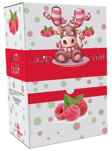 Acadele pentru gat cu aroma de Zmeura LolyKID ,1 buc, Gama Natura