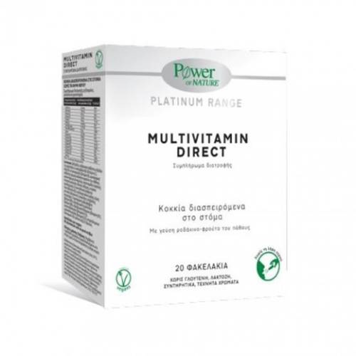 Platinum Range Multivitamin Direct, 20 plicuri, Power of Nature