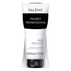 Demachiant 2 in 1 Galenic Pur, 2 x 200 ml Pachet Promotional