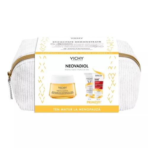 Pachet Neovadiol Post-Menopause pentru ten normal si mixt, Vichy