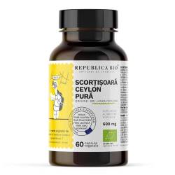 Scortisoara Ceylon pura ECO, 60 capsule, Republica Bio