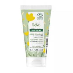 Crema hidratanta bio pentru corp si fata, 50 ml, Klorane Bebe
