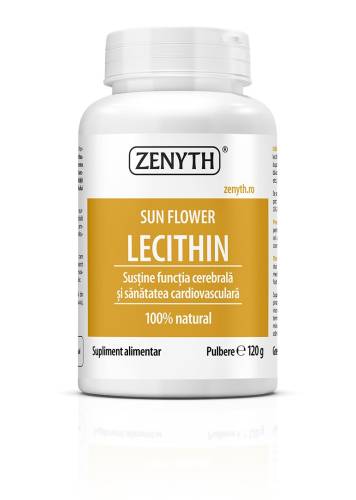 Lecitina din floarea soarelui, 120g Zenyth