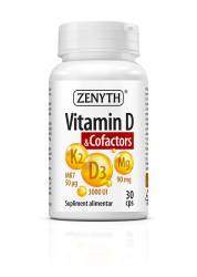 Vitamina D si Co-factori, 30 capsule, Zenyth