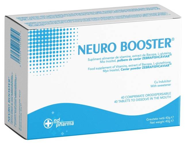 Neuro Booster , 40 comprimate orodispersabile, Nd Pharma