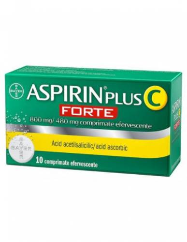 Aspirin Plus C Forte 10 comprimate efervescente