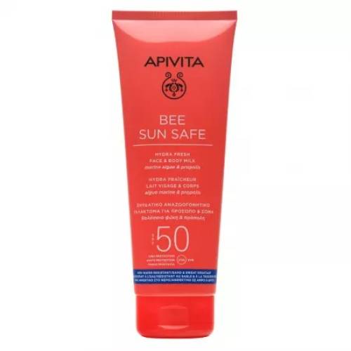 Bee Sun Safe Lotiune fata si corp SPF50, 200ml, Apivita