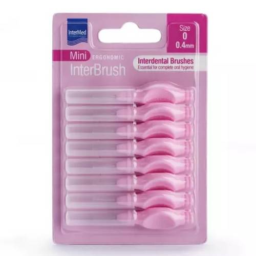 Ergonomic Mini Periuta Interdentara 0.40 Mm X8