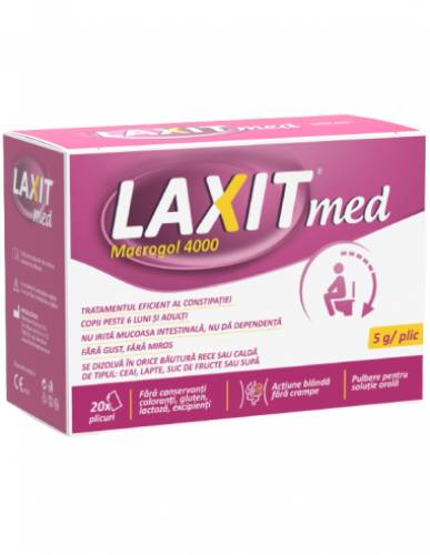 Laxit Med Macrogol 4000 20 plicuri x 5g Fiterman