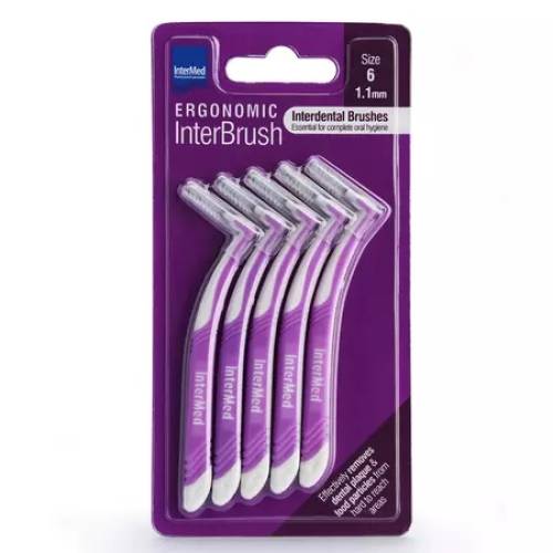 Ergonomic Periuta Interdentara 1,1 Mm, 5 Bucati