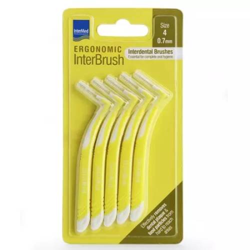 Ergonomic Periuta Interdentara 0.7 Mm, 5 Bucati