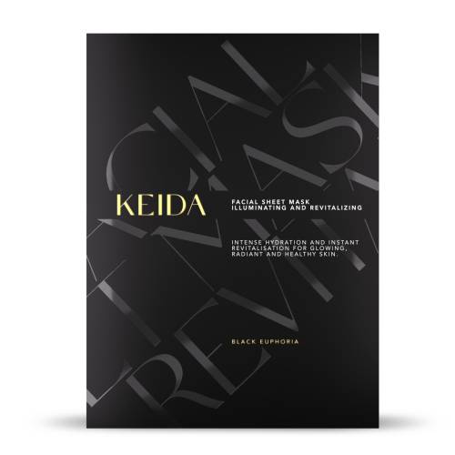 Masca de fata Hidratanta Si Revitalizanta Black Euphoria, 1 Buc, Keida