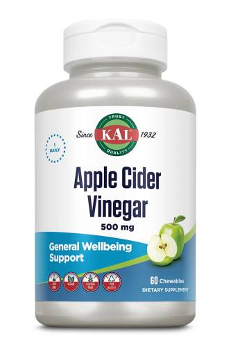 Apple Cider Vinegar 500mg 60 tablete masticabile, Secom