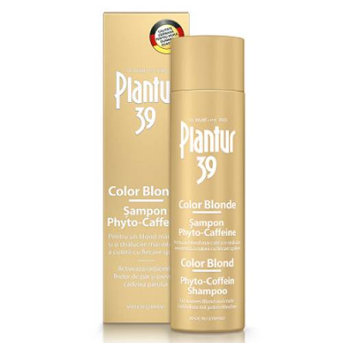 Plantur 39 Color Blonde Phyto-Caffeine sampon pentru un blond, 250 ml