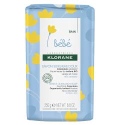 Klorane Bebe sapun delicat ultra-bogat, 250g