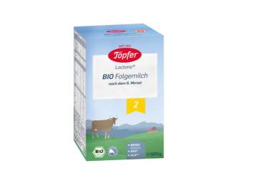 Formula de lapte praf Topfer 2 Bio de la 6 luni, 600 g