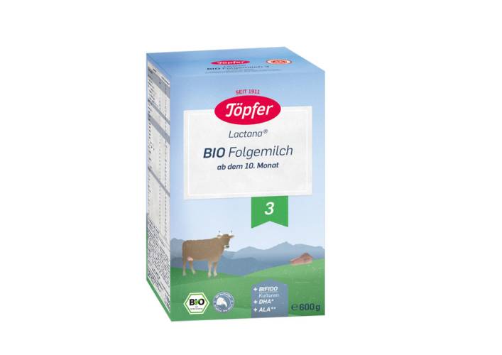 Formula de lapte praf Topfer 3 Bio de la 10 luni 600 g