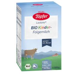 Lapte praf Bio Kinder Lactana, +12 luni, 500 g, Topfer