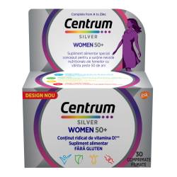Centrum Silver 50+ pentru femei, 30 comprimate, Haleon