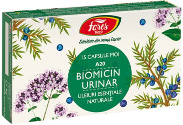 Biomicin urinar, 15 capsule, Fares