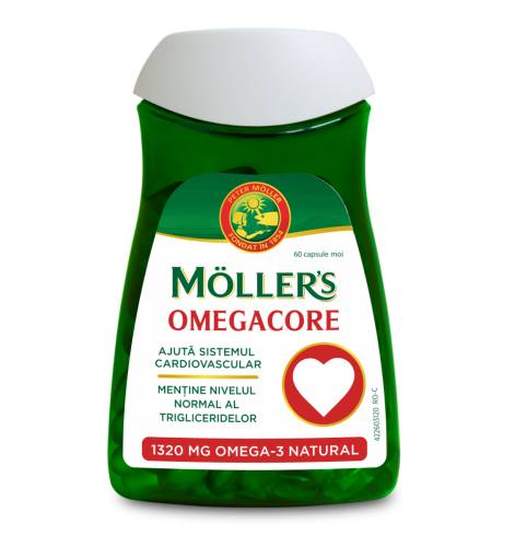 Omegacore, 60 capsule moi, Moller's