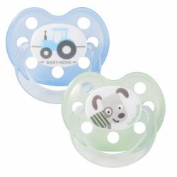 Suzeta din silicon ortodontica talia 1 pentru 0 luni+, 1 bucata, Baby Nova