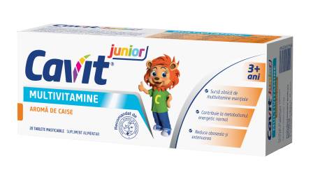 Cavit Junior caise, 20 tablete, Biofarm