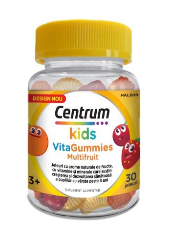 Centrum Kids VitaGummies Multifruit, 30 jeleuri, Haleon