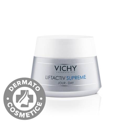 Crema de zi antirid si fermitate pentru ten normal-mixt Liftactiv Supreme, 50ml, Vichy