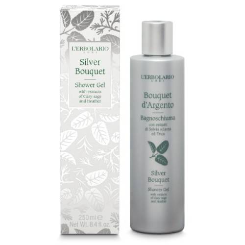 L'Erbolario Gel de dus Silver Bouquet, 250ml