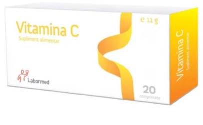 Vitamina C 180 mg, 20 comprimate, Labormed