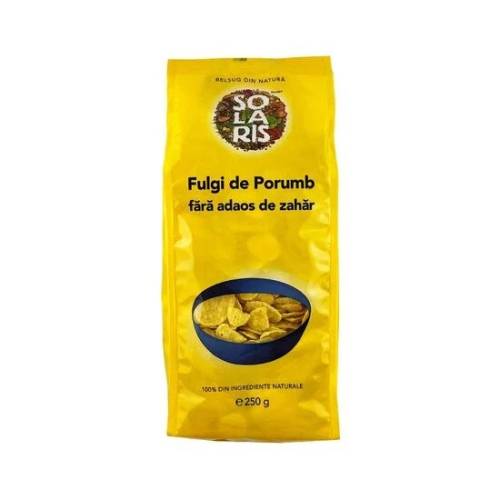 Fulgi de porumb fara zahar, 250g, Solaris