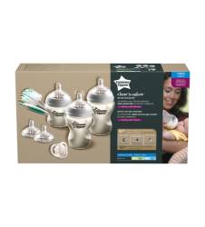 Set biberoane din sticla 0 luni+ Closer to Nature, 1 bucata, Tommee Tippee