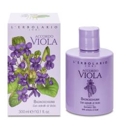 L'Erbolario Spuma de baie Accordo Viola, 300ml