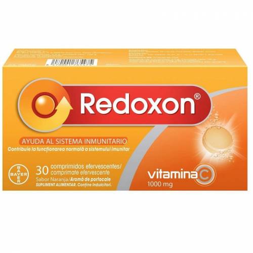 Redoxon Vitamina C cu aroma de portocale x 30 comprimate efervescente