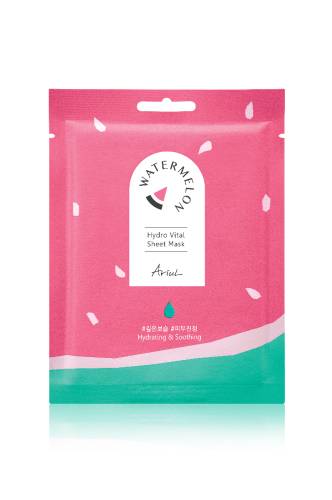 Masca servetel cu pepene rosu Watermelon Hydro Vital, 23ml, Ariul