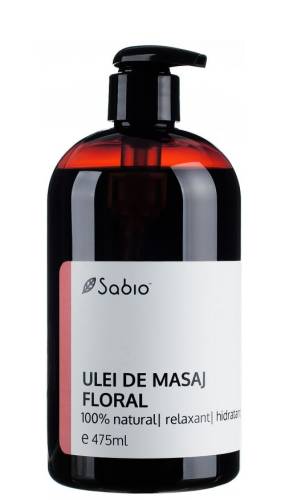 Ulei de masaj floral, 475ml, Sabio