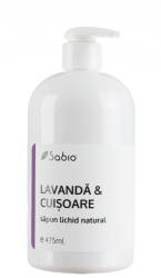 Sapun lichid natural cu lavanda si cuisoare, 475ml, Sabio