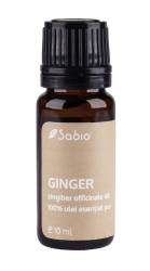 Ulei esential pur de ghimbir (zingiber officinale oil), 10ml, Sabio