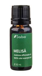Ulei esential pur Melissa (melissa officinalis), 10ml, Sabio
