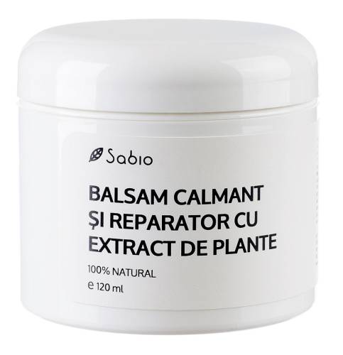 Balsam calmant si reparator cu extract din plante, 120ml, Sabio