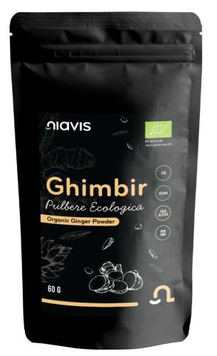 Ghimbir Pulbere ecologica, 60g, Niavis
