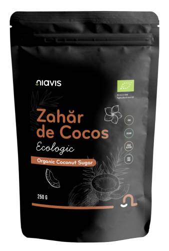 Zahar de cocos ecologic, 250g, Niavis
