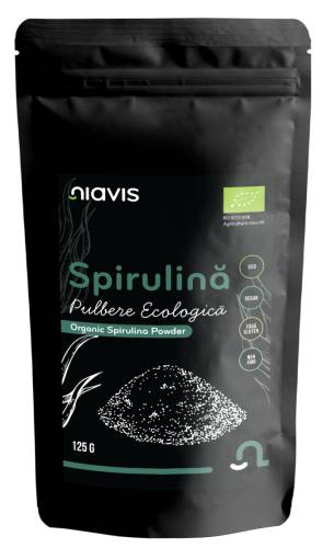Spirulina Pulbere ecologica, 125g, Niavis