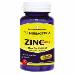 Herbagetica Zinc forte 30 mg 60 capsule