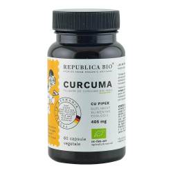 Curcuma ecologica 405mg, 60 capsule, Republica Bio