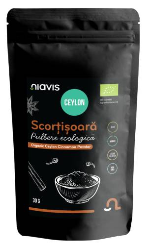 Scortisoara Ceylon Pulbere ecologica, 30g, Niavis