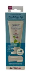 Set Pasta de dinti 30ml + Degetar moale din silicon Dentistar 6 luni+, Baby Nova