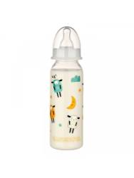Biberon PP cu inel fosforescent Noapte Buna 47011, 240ml, Baby Nova